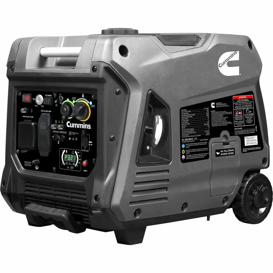 Генератор Cummins Onan P4500DF A074Z437 4500W Dual Fuel Portable Inverter Genera — фото лота 1