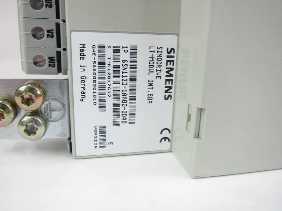 Сервоусилитель SIEMENS SIMODRIVE 611 POWER MODULE, 1 AXIS, 80 A, 6SN1123-1AA00-0