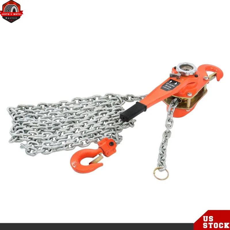 Таль G80 Manual Lever Chain Hoist, 3 Ton 6600 lbs Capacity Lifting height 20ft/6