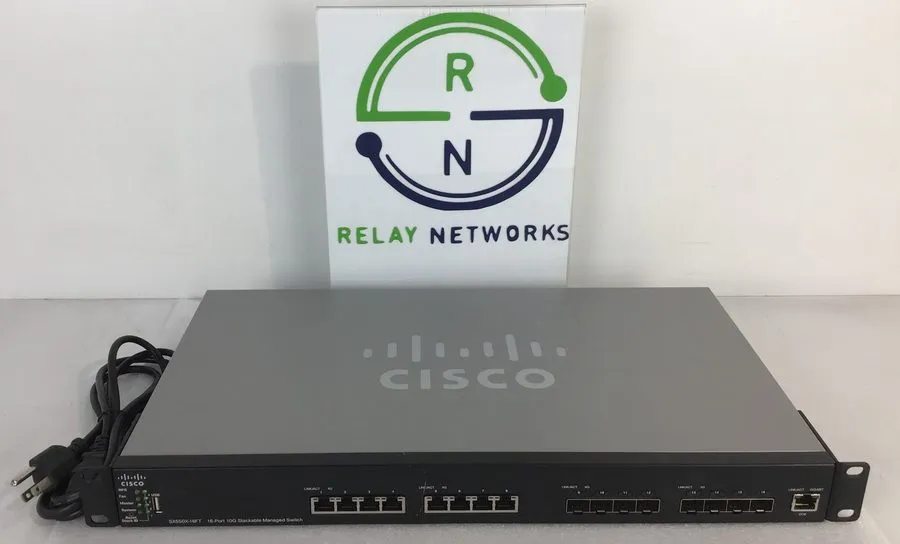 Коммутатор Cisco SX550X-16FT-K9 16 Port 10G Managed Switch 8x RJ45 8x SFP+