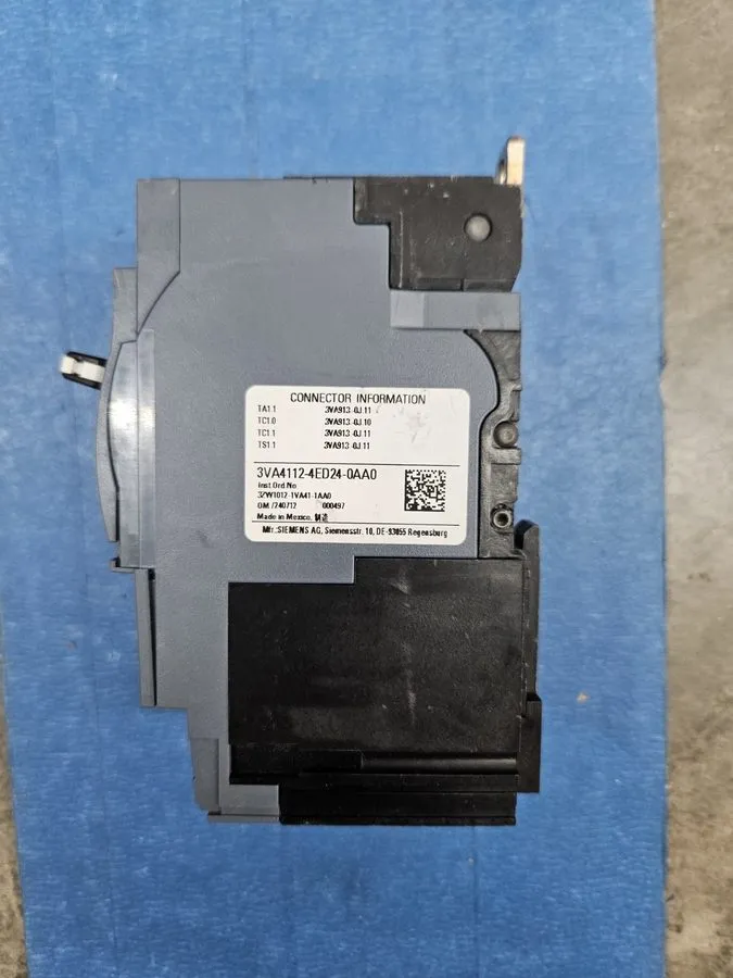 Автоматический выключатель Siemens 3VA4112-4ED24-0AA0 125A 2-Pole 480V 3VA4 Circ