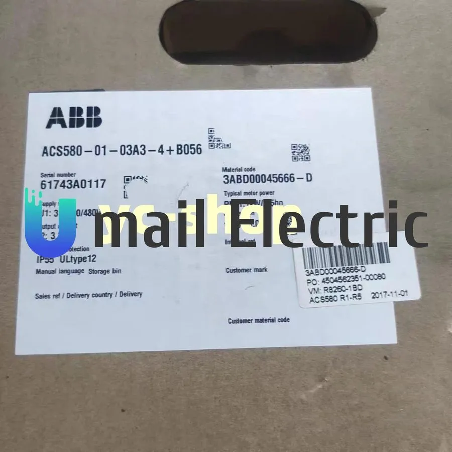 Частотный преобразователь ACS580-01-03A3-4+B056