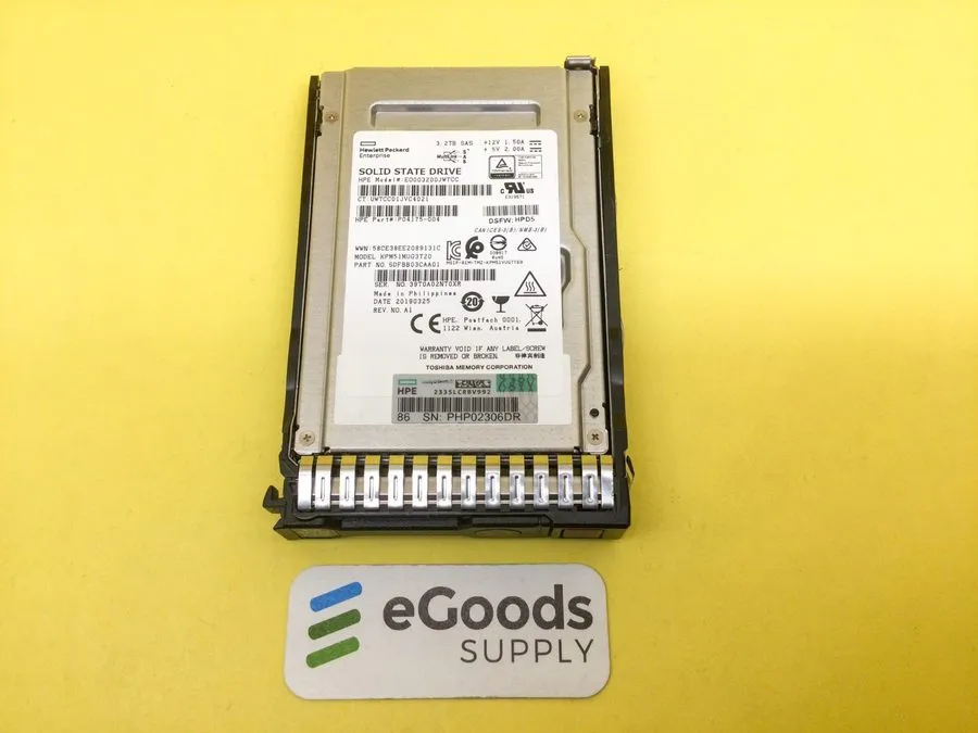 SSD-накопитель HPE 3.2TB P04547-B21 SAS 12Gb/s SAS 2.5" Write Intensive Enterpri — фото лота 1