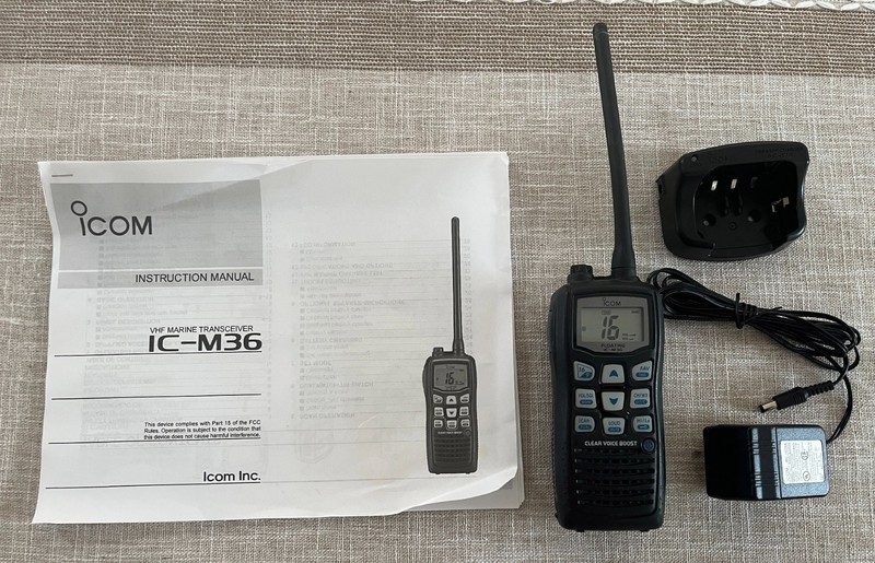 Антенна 4X ICOM IC-M36 Floating Marine Radio Handheld / NO BATTERIES OR ANTENNAS