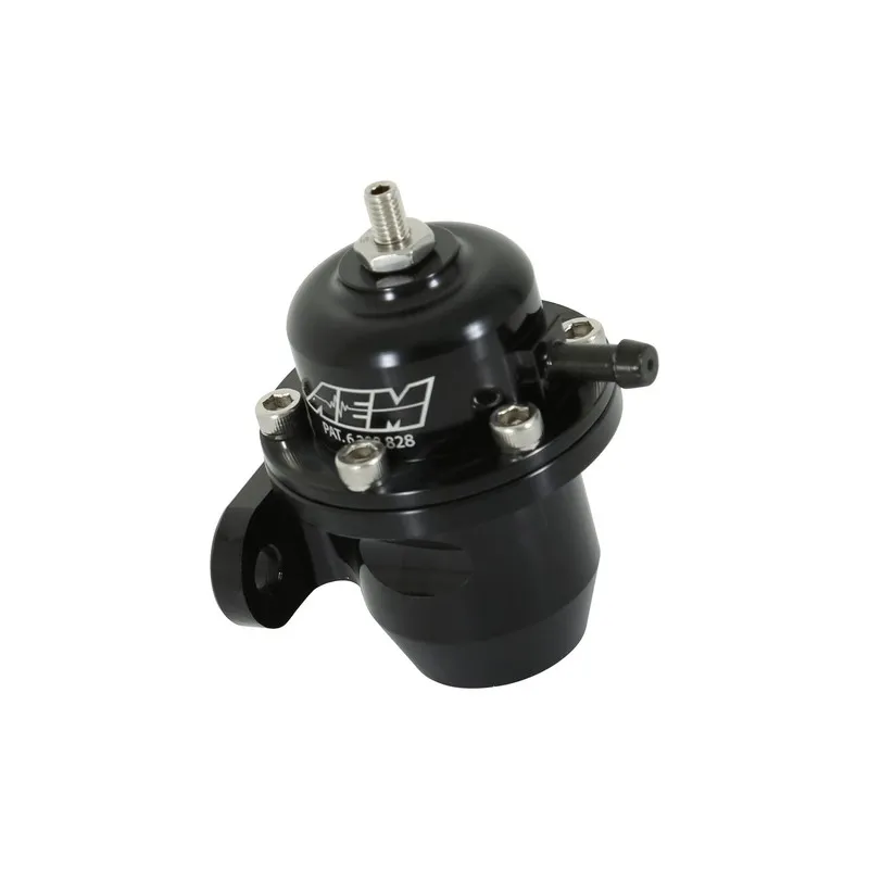 Трубопроводная арматура AEM 25-303BK Adjustable Fuel Pressure Regulator Black — фото лота 2