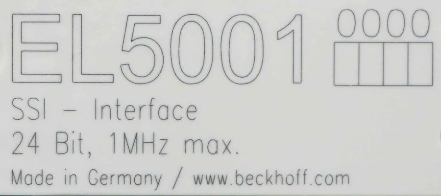 Модуль ввода-вывода Beckhoff EL5001 EtherCAT Terminal Interface