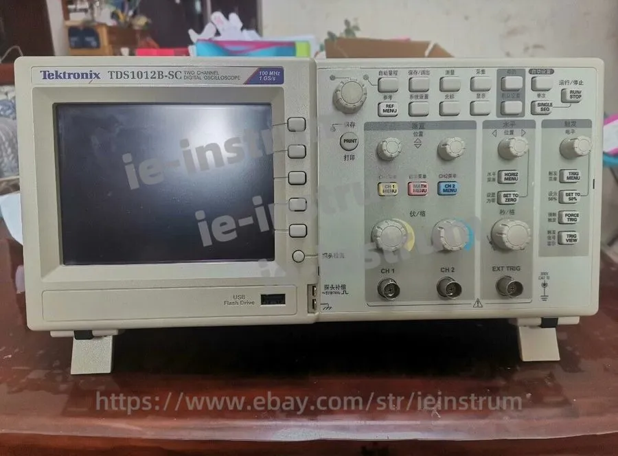 Осциллограф TDS1012B-SC Color 2 Channel LCD 100 MHz 1GS/s Digital Oscilloscope&l