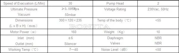 Хроматограф Pressure Adjustable Oil Diaphragm Vacuum Pump для Chromatograph GM0.