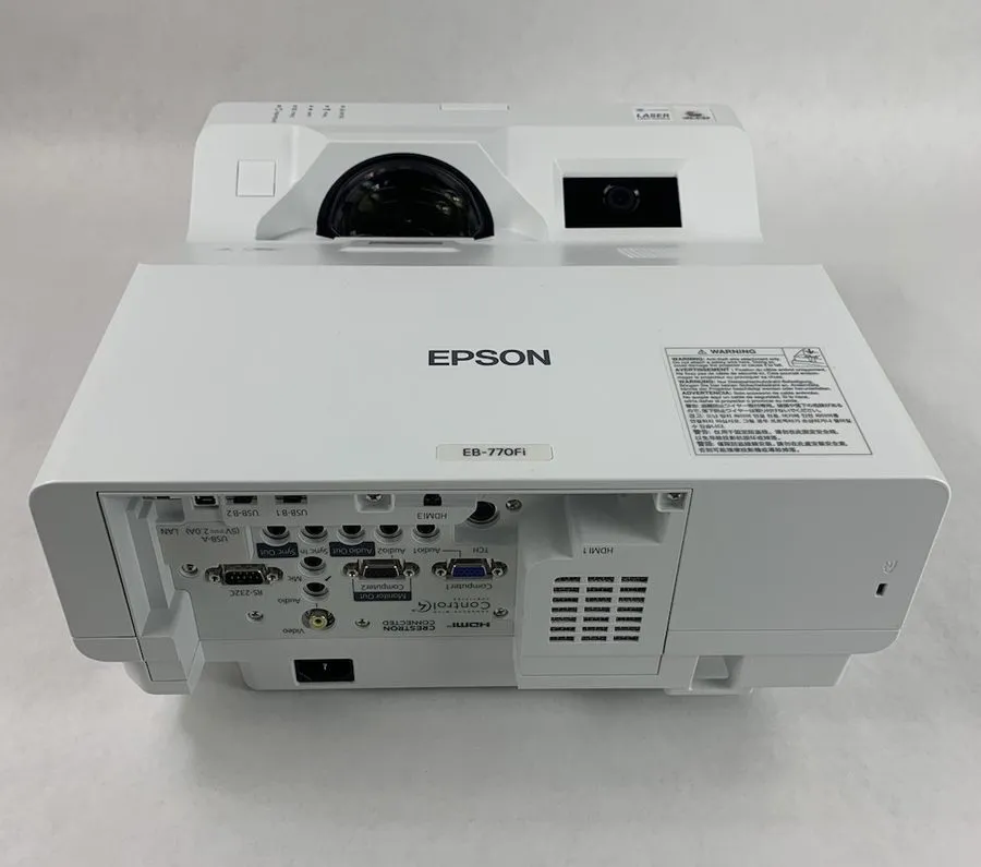 Проектор Epson EB-770Fi HA78A LCD Laser Projector 0 Lamp Hours w/ Remote & Pens