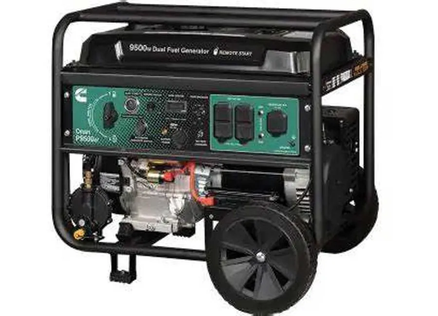 Генератор Cummins Onan P9500DF 9500 Watt Dual Fuel EFI Portable Generator Gas LP — фото лота 1