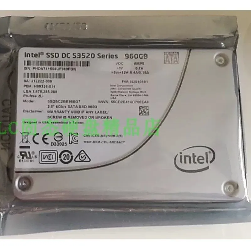 SSD-накопитель Intel DC S3520 Series 960GB SSD 2.5" SATA 6Gbs Solid State Drive