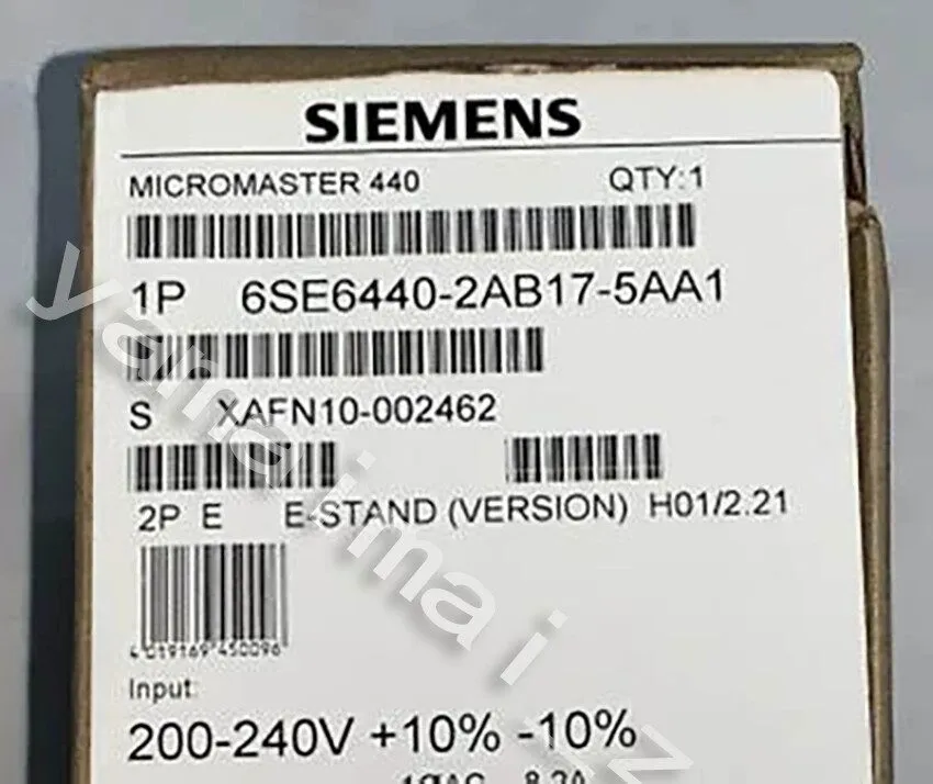 Частотный преобразователь Siemens 6SE6440-2AB17-5AA1 Inverter MICROMASTER440 wit
