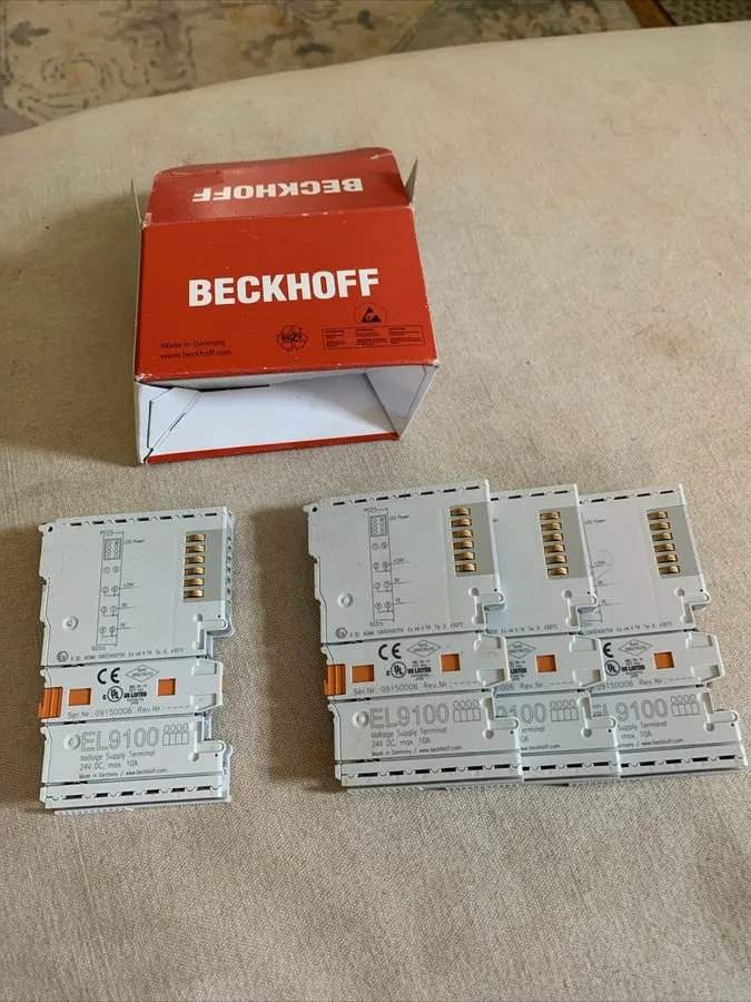 Модуль ввода-вывода Beckhoff EL9100 PLC Modules In Working Order.
