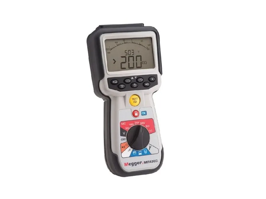 Дисплей Megger MIT430/2 Insulation and Continuity Tester