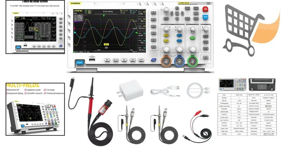 Осциллограф 2 in 1 Digital Oscilloscope DDS Signal Generator 100Mhz 1GSa/s 2 Cha