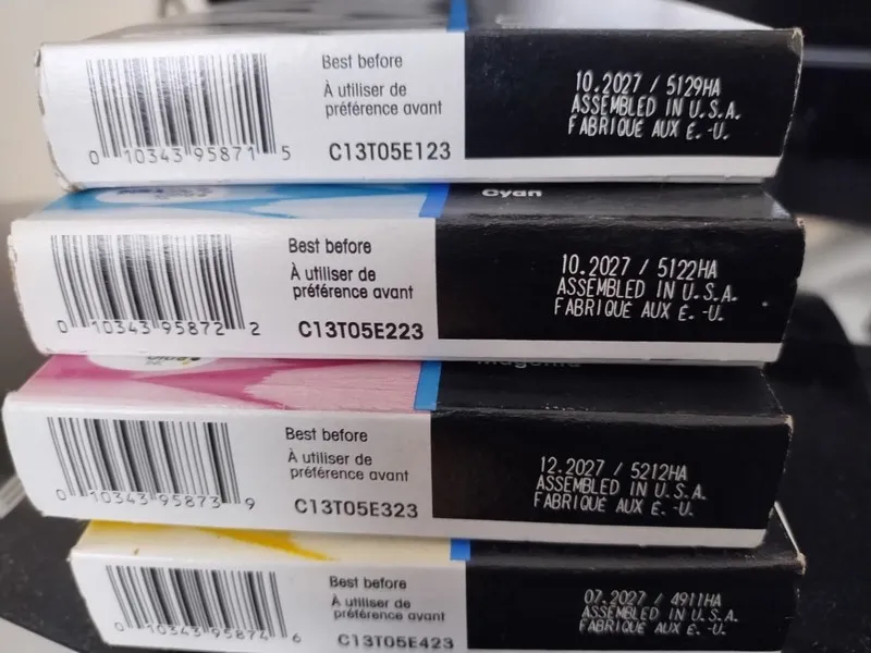 Сервер Epson 812 Black/ Color Ink Cartridges WF-7820 7840 7310 EC-C7000 T812