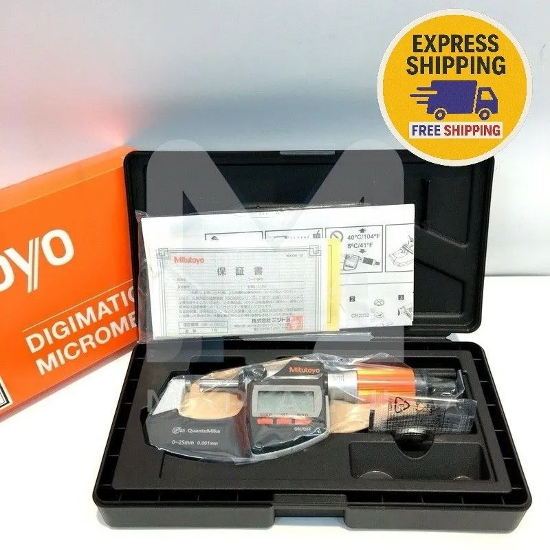 Микрометр Mitutoyo QuantuMike MD-E25 293-140-40 Digital Micrometer 0-25mm IP65 J