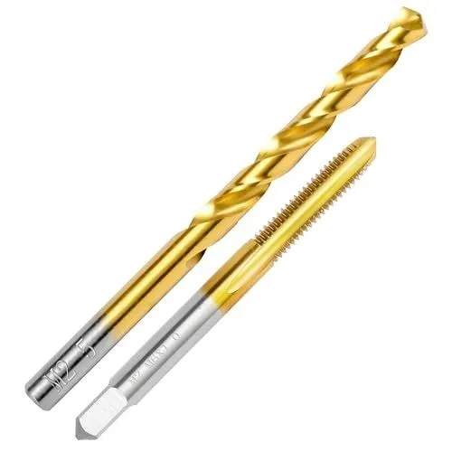Режущий инструмент Drill Tap Set M6x1.0 Tap 5.0mm Drill Bit Kit M2 HSS Metric Me
