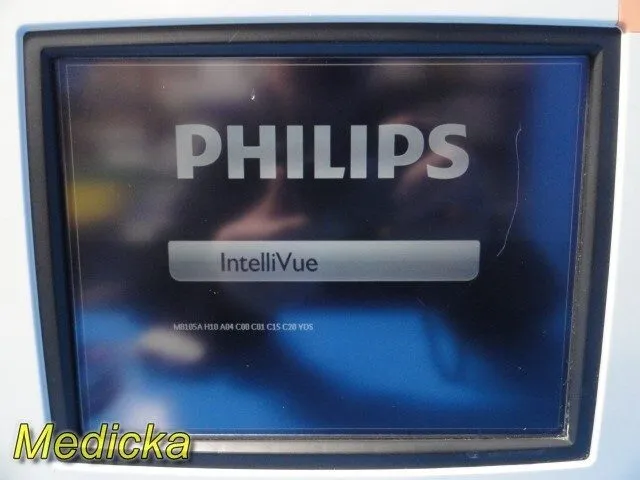 Монитор пациента 2009 Philips MP5 865024 (M8105A) Multi-parameter Monitor W/ Lea
