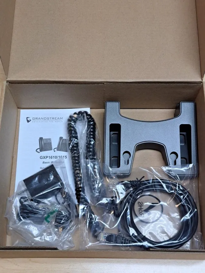 IP-телефон Set Grandstream Small Business 1-LIne IP Phone with PoE LCD GXP1615