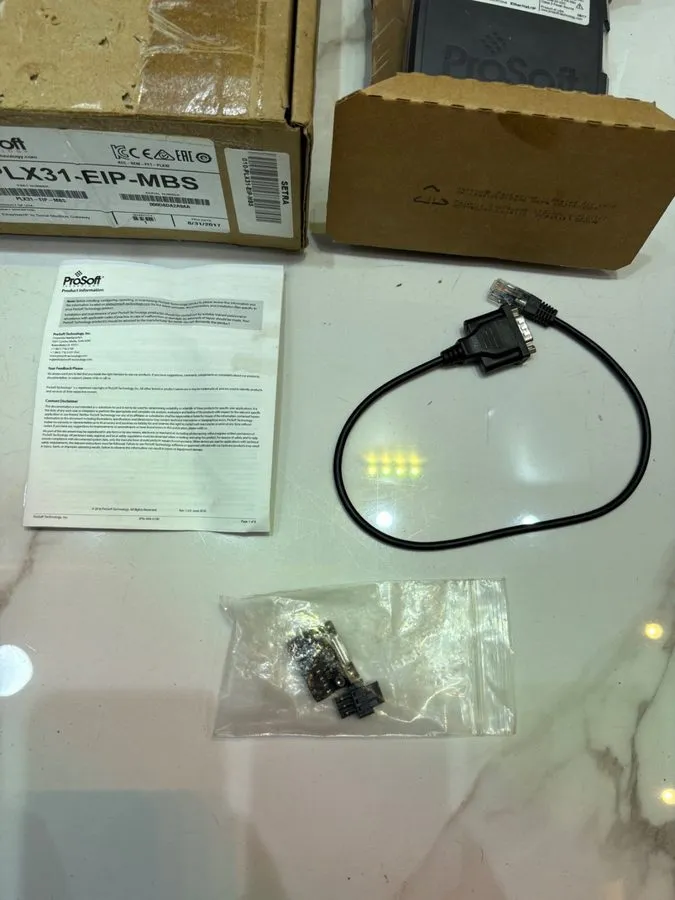 Шлюз полевой шины PROSOFT PLX31-EIP-MBS ETHERNET/IP TO MODBUS SERIAL INDUSTRIAL 