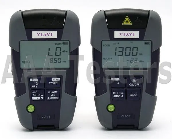 Тестер JDSU Acterna OLS-36 OLP-35 SM MM Fiber Loss Test Set 850/1300/1310/1550 O