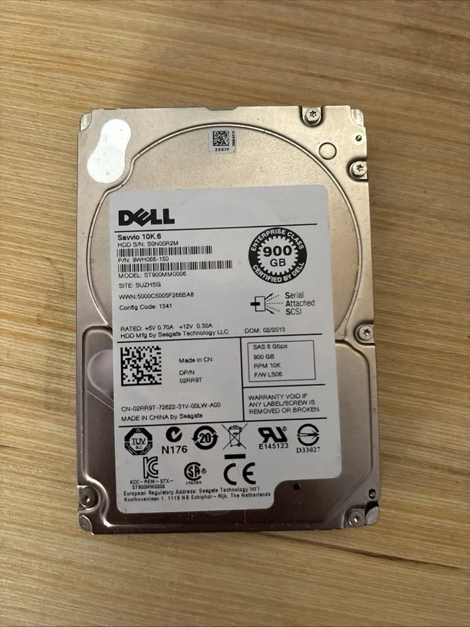 Жёсткий диск Dell 3P3DF 2RR9T ST900MM0006 9WH066-150 900GB 10K SAS 2.5" 6G FW LS