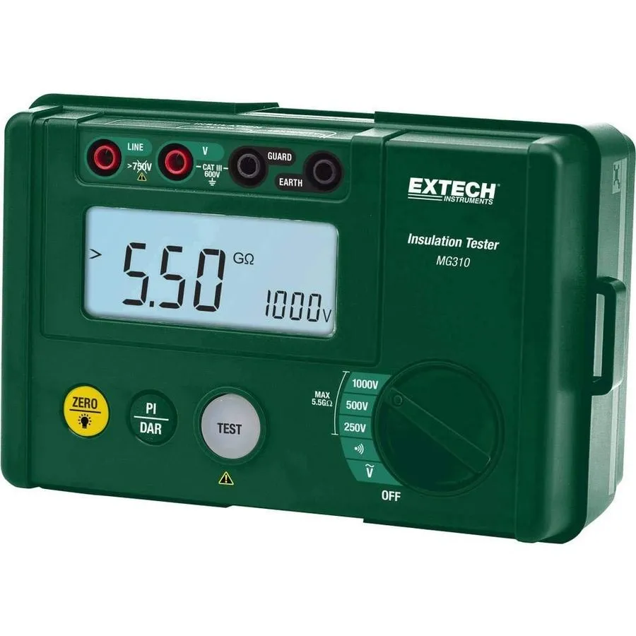 Тестер Extech MG310: Compact Digital Insulation Tester — фото лота 2