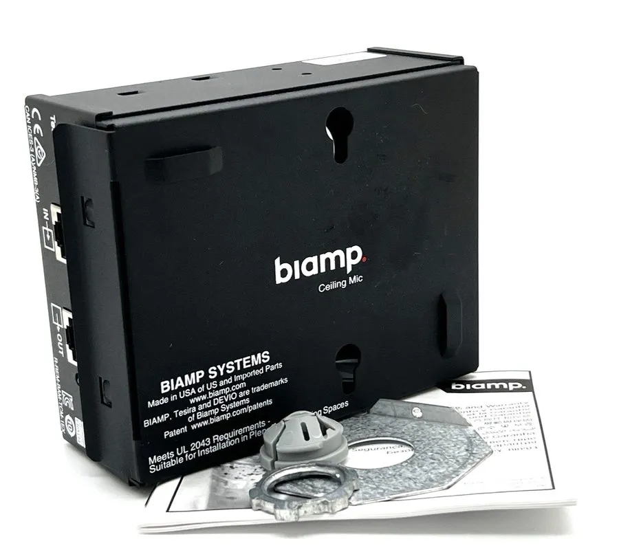Микрофон Biamp Tesira TCM-1EX Expansion AVB Beamtracking Ceiling Microphone