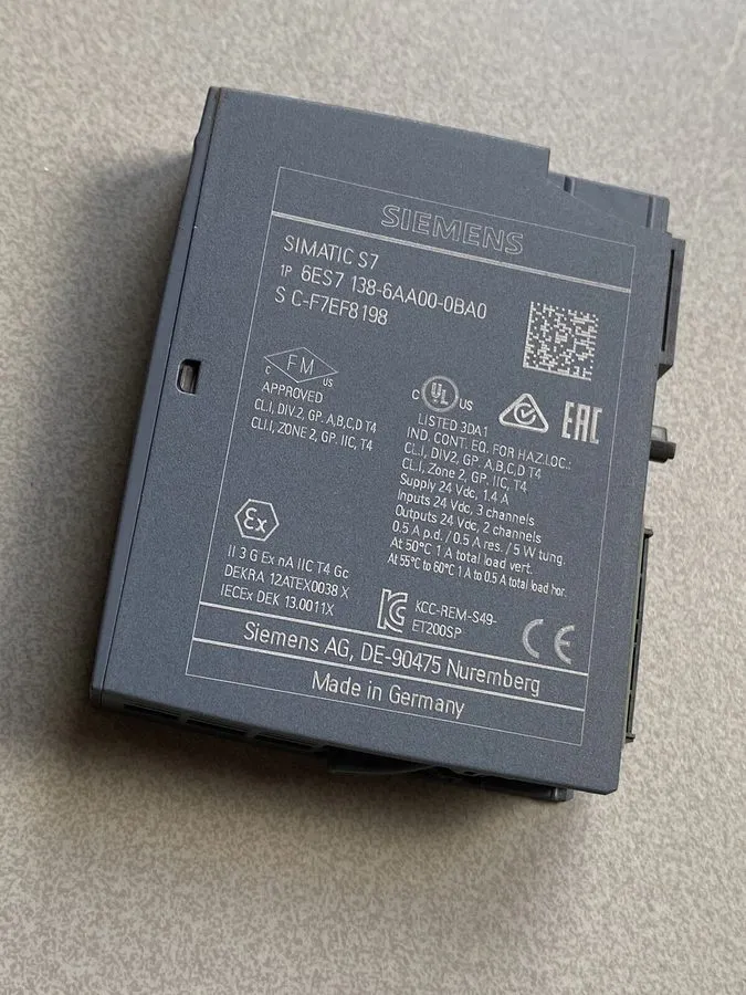 Модуль ввода-вывода Siemens 6ES7138-6AA00-0BA0 TM Count ST 1x24V ET200SP
