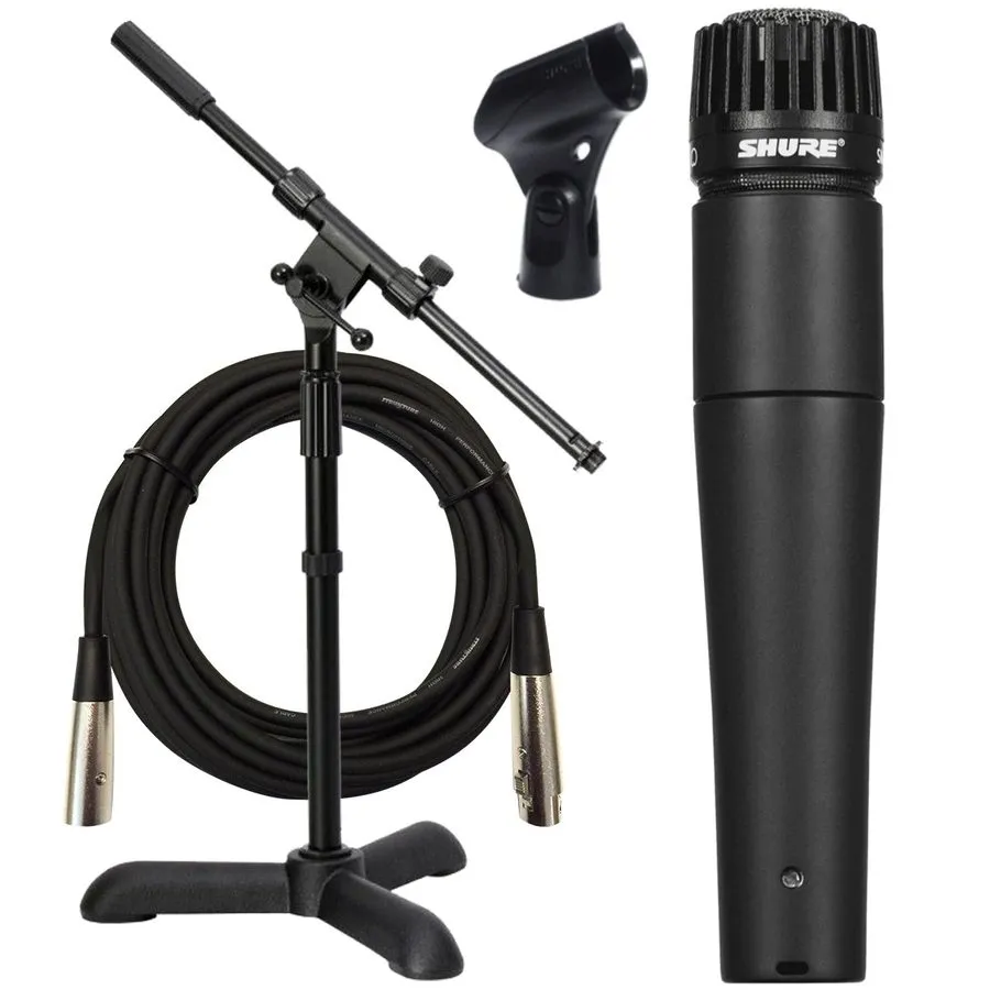 Микрофон Shure SM57-LC Dynamic Instrument Microphone INSTRUMENT PAK