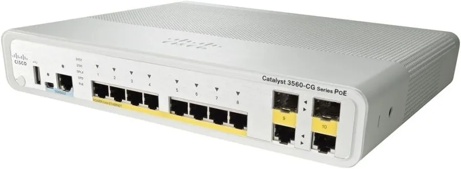 Коммутатор Cisco Catalyst 3560-CG Series PoE 8 port Ethernet Switch