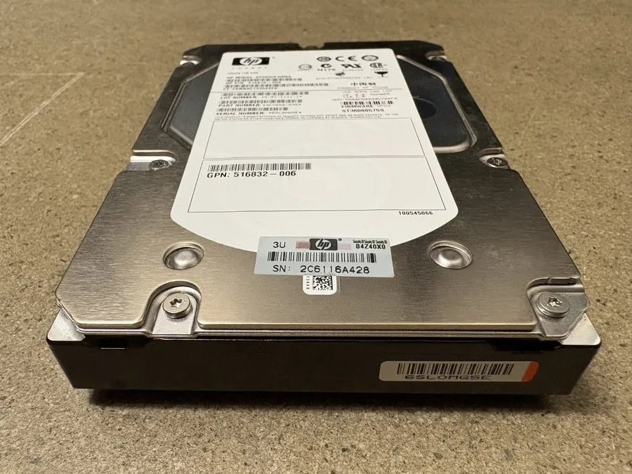 Жёсткий диск HP EF0600FARNA 600GB 6G 15K RPM SAS LFF INTERNAL ENTERPRISE HDD
