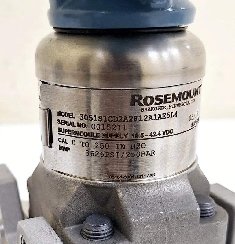 Датчик давления Rosemount / Pressure Transmitter / 300S1AAE5 / 3051S1CA0A2A11A1A