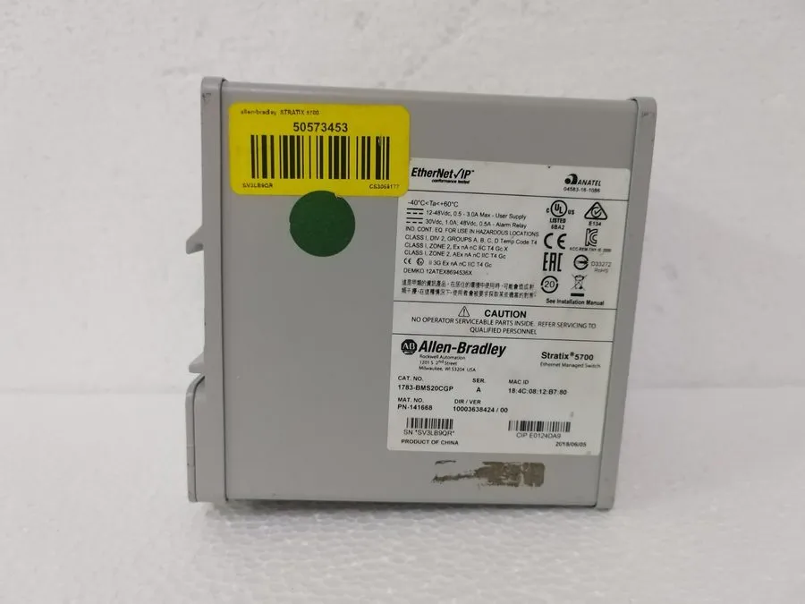 Коммутатор Allen-Bradley 1783-BMS20CGP Stratix 5700 Ethernet Switch, 18-Port w/2