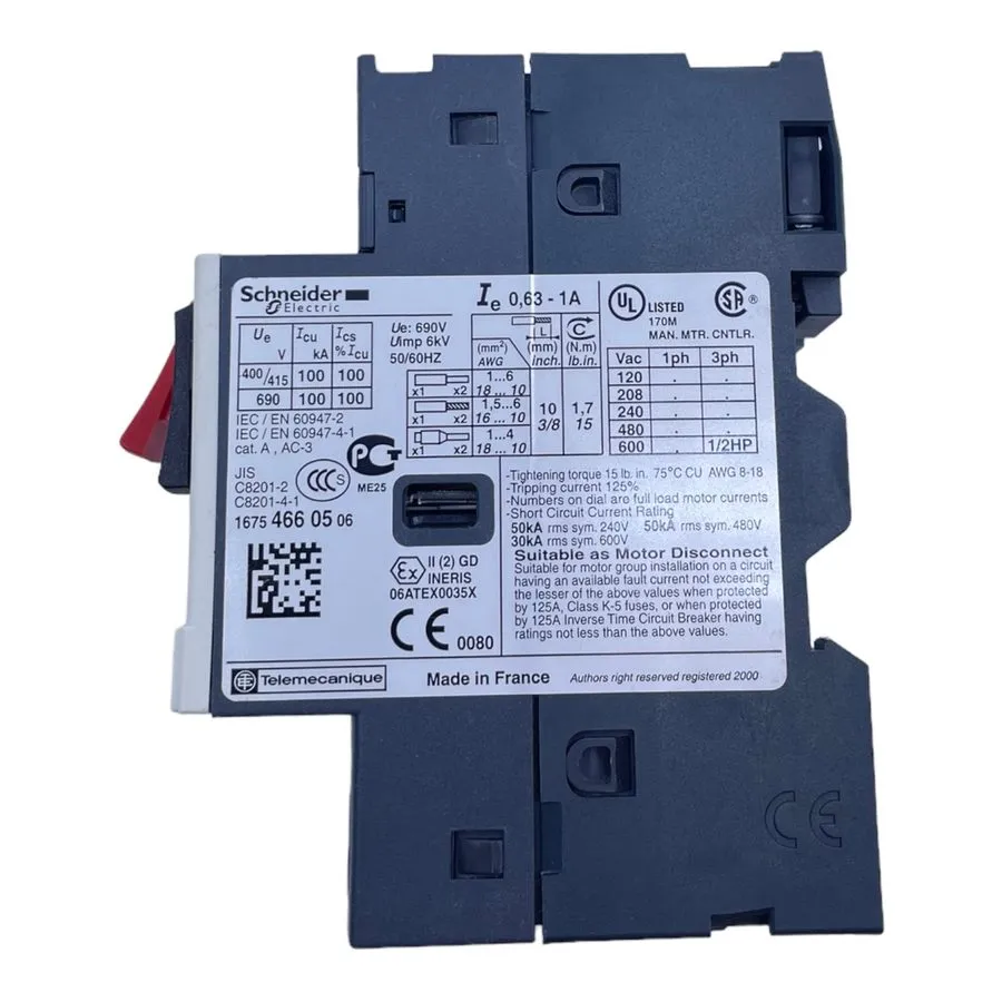 Автоматический выключатель Schneider Telemecanique GV2ME05 Motor Circuit Breaker