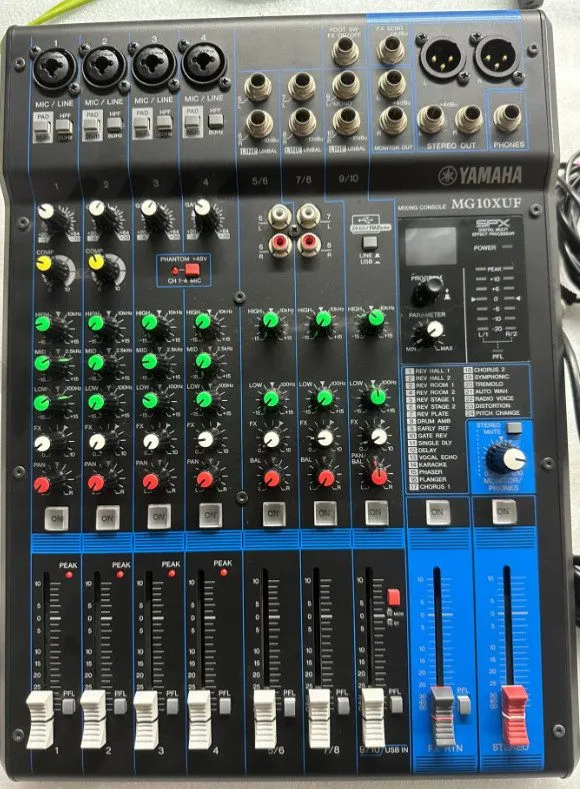 Микшерный пульт YAMAHA Mixing Console MG10XUF Audio interface analog mixer