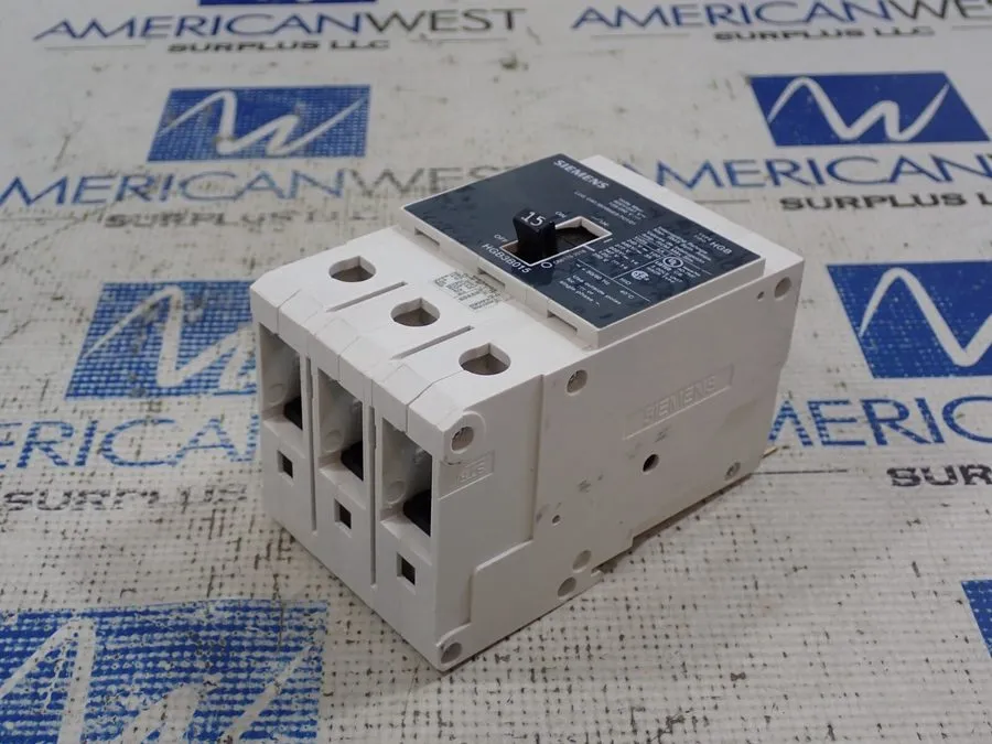 Автоматический выключатель Siemens HGB3B015 15 Amp 3P 600Y/347V Circuit Breaker 