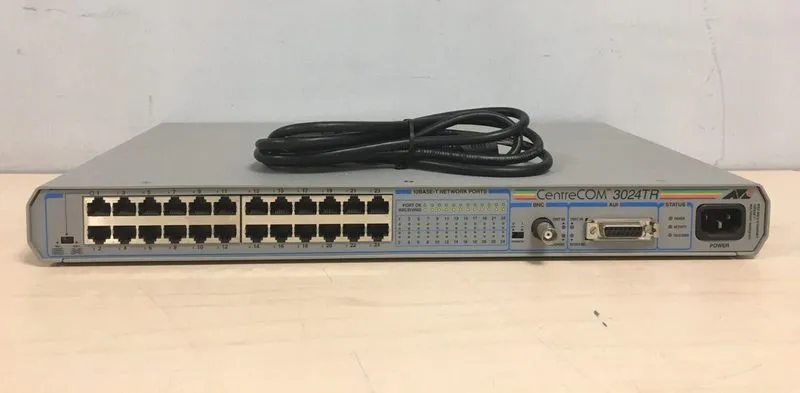 Медиаконвертер AT-3024TR Allied Telesis CentreCOM 24-Port 10Base-T Hub Switch 30