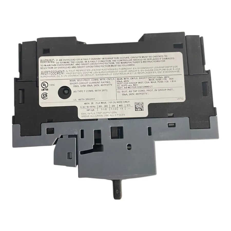 Автоматический выключатель Siemens Circuit Breaker Size S0 для Motor Protection  — фото лота 2