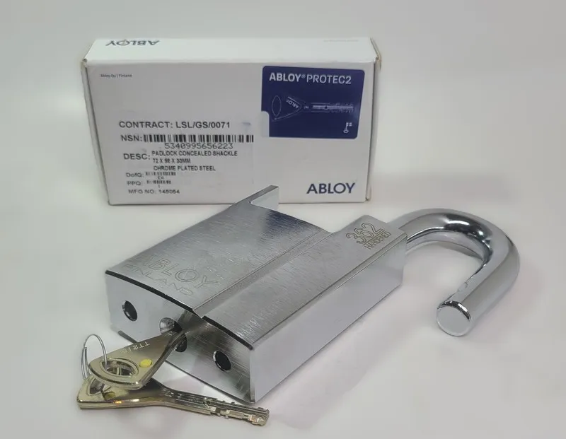 Такелажная скоба Abloy 362 Protec2 Padlock CEN Grade 6 Hardened Steel Shackle 2 