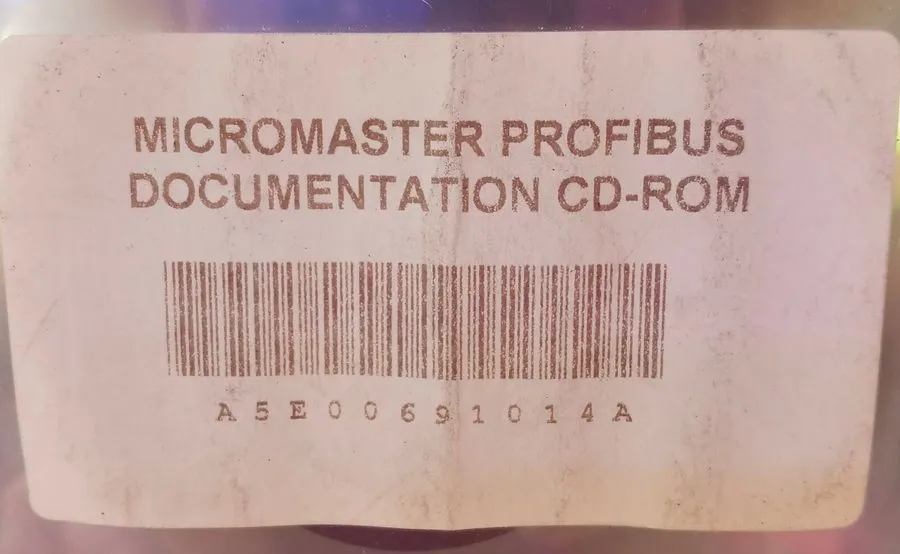 Частотный преобразователь SIEMENS A5E00691014A MICROMASTER PROFIBUS DOCUMENTATIO