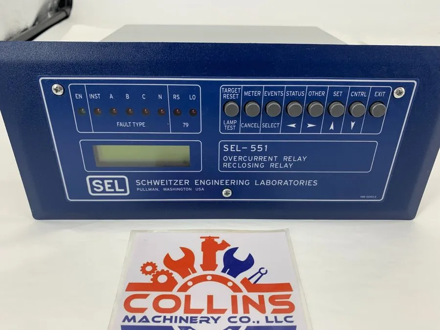 Реле защиты Ship SEL-551 OVERCURRENT RELAY RECLOSING 055100CX6X2X 220vdc