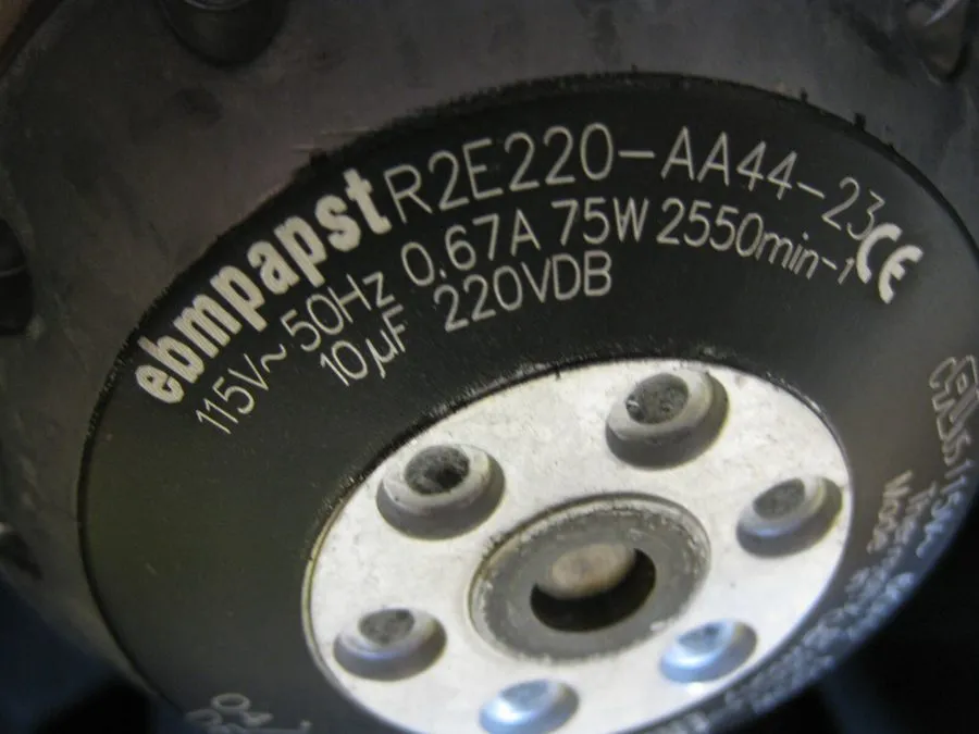 Вентилятор Fan R2E220-AA44-23 Centrifugal Fan AC 115V 75/100W Inverter Cooling F — фото лота 1