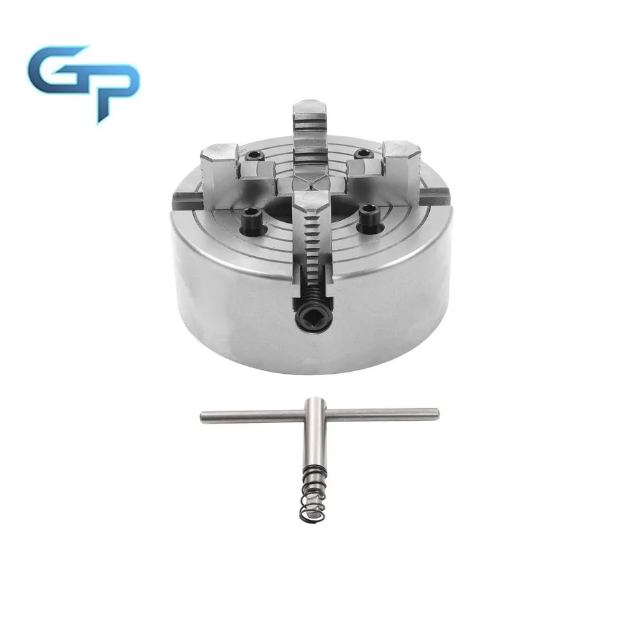 Режущий инструмент K72-200 4-Jaw Lathe Chuck 8" Alloy Steel Self-Centering Chuck — фото лота 2