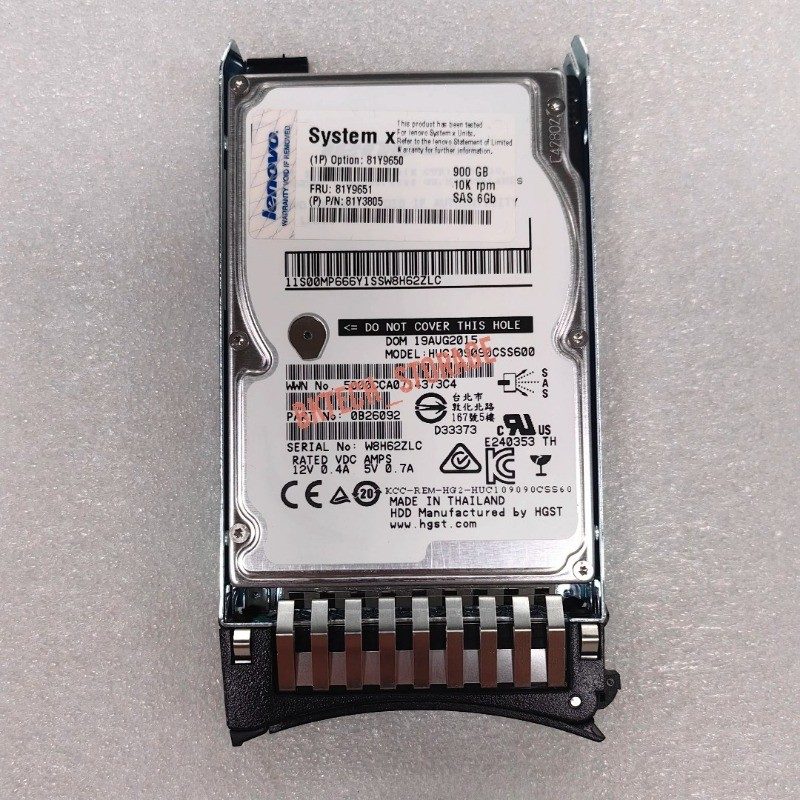 Жёсткий диск IBM 81Y9651 900GB 81Y3805 10K 81Y9650 6Gbps SAS 2.5" SFF HS HDD Har