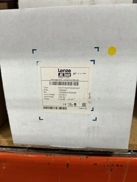 Частотный преобразователь LENZE .5 HP AC DRIVE 480 VAC IN 60 Hz IN 460 VAC OUT 5