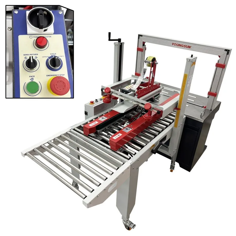 Конвейер AC110V 5050 Carton Sealing and Packaging Machine Integrated Machine