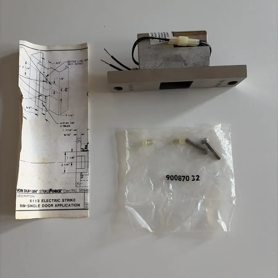 Оборудование видеонаблюдения Von Duprin 6113 Electric Strike 24V DC FSE US32D 02