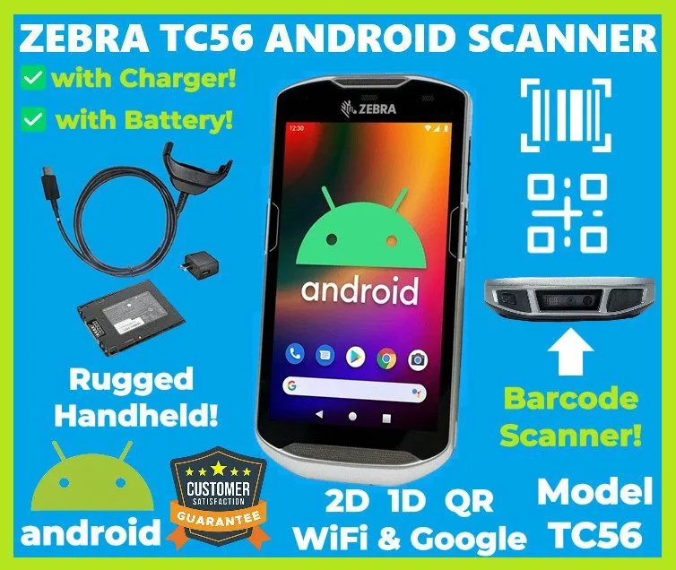 Терминал сбора данных Zebra TC22 Wireless Inventory Handheld, Android 14, 2D/1D/